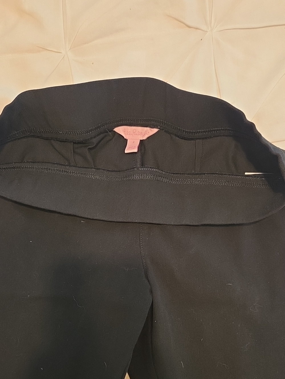Lily Pulitzer Black Pull-On Leggings